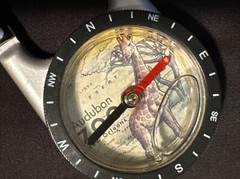 Audubon Zoo Souvenir Compass With Integrated Carabiner