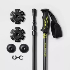 New X2 Adjustable Unisex Aluminum Trekking Hiking Walking Support Comfort Poles