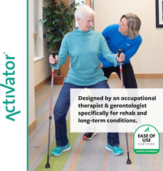 ACTIVATOR® Walking Poles – Ergonomic, Adjustable, Lightweight for Balance & Reha