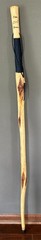 “Lake Geneva” Hiking stick, 55 1/2″ tall, blue paracord grip & lanyard, compass