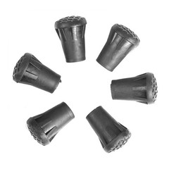 6pcs Outdoor Trekking Hiking Pole Tip End Walking Stick Cover Protector