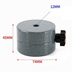 Gray Iron Counterweight for Harmonic Equatorial Mount 12 mm Rod 74x74x45 mm
