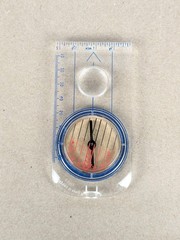 Vintage Silva System Precision Compass Type 3 Explorer III Clear Made in Sweden