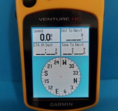GARMIN ETREX VENTURE HC YELLOW HANDHELD SATELLITE GPS NAVIGATION CAMPING HIKING