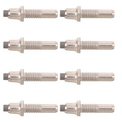8Pcs Durable Tungsten Steel Trekking Pole Tips Silver for Alpenstock Hiking Use