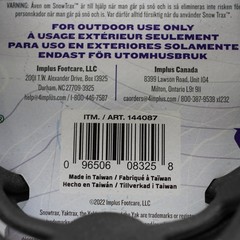 Yaktrax Snow Trax Ice Cleats Traction Spikes Unisex L XL Black Tungsten Carbide