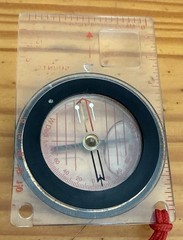 Suunto Compass With Red Cord As Is LT1