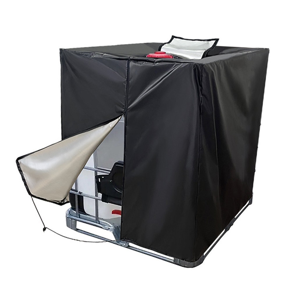 Lightweight 210D Oxford Fabric IBC Tote Cover for Outdoor Water Tank Security
