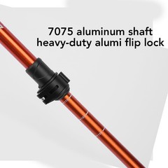 Selfie Trekking Pole – Ultralight 7075 Aluminum Hiking Poles W/ Built-in 1/4”