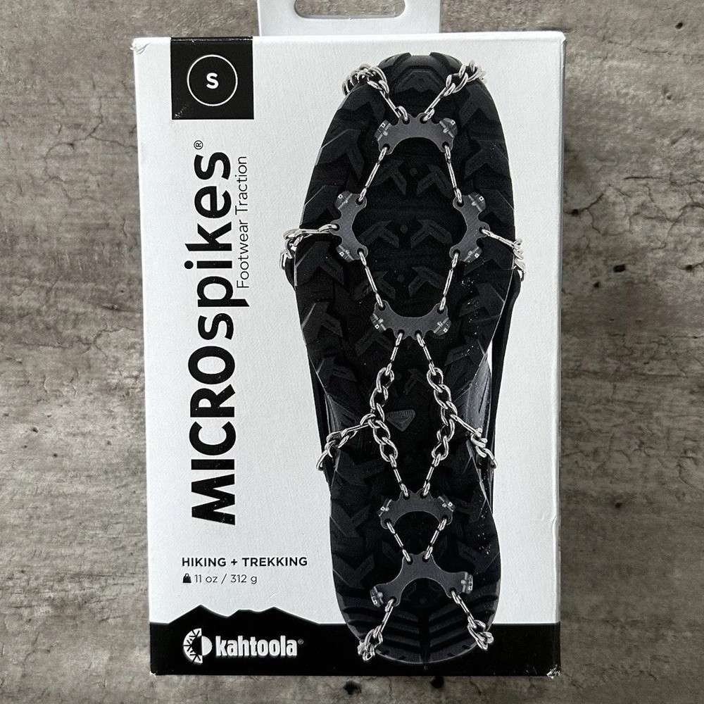 Kahtoola MICROspikes Footwear Traction Size Small for Hiking & Trekking