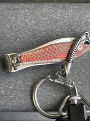 vintage Taylor Leedawl pocket compass (Model No. 2920) With Fish Clipper