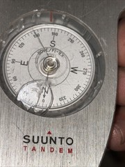 Suunto Tandem PM-5/360PC Compact Liquid-Filled Precision Compass DAMAGED AS IS!