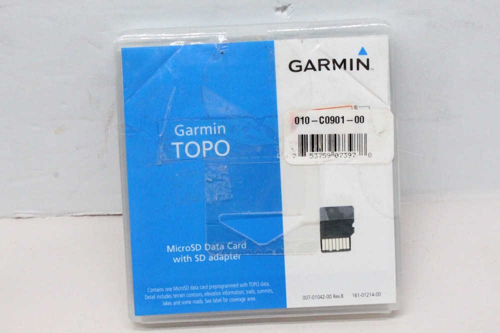 Garmin TOPO microSD Data Card Mountains West-North, For X-Series, Nuvi