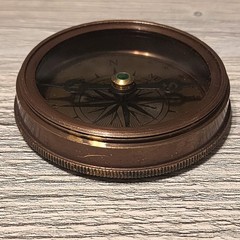 Aladean Brass Compass – 2 1/4″ – To My Grandson