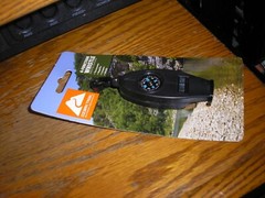 NICE Ozark Trail 4 Function Whistle Thermometer Magnifier Compass Hiking Camping