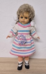 Doll Vinyl Doll HL Hans Leder Doll 48cm Sleep Eyes Vintage