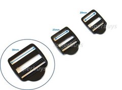 2pcs 38mm Plastic Ladder Lock Webbing Strap Buckle Clip Bag Backpack Fastener