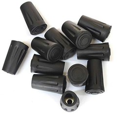 Trekking Poles – 12 Pack Replacement Durable Rubber Tips Protector – Fit with
