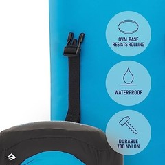 Sea to Summit eVac Compression Dry Bag, Waterproof HIghRise Grey 5 Liter