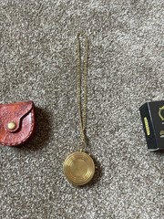 Brass Compass On Chain Trezztop Multi Purpose Compass