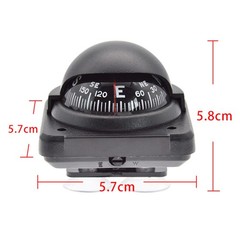 Nautical Compass Portable Dash Mount Guide For Car And Boat ABS Easy To Use