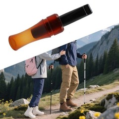 Portable Crow Call Whistle for Birding Hiking Plastic 12×3 CM Realistic Sound