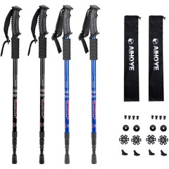Collapsible Trekking Poles – 52-Inch Adjustable Height for All Terrain