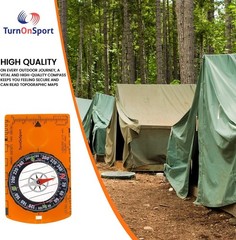 High-Quality Survival Compass with Magnifying Glass – Perfect Gift for Explorers