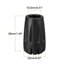 2Pcs Trekking Pole Tips Climbing Ski Cane Protectors Replacement Accessories