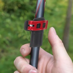 2 Pcs Trekking Pole External Lock Trikking Poles Clamp Replacement Accessories