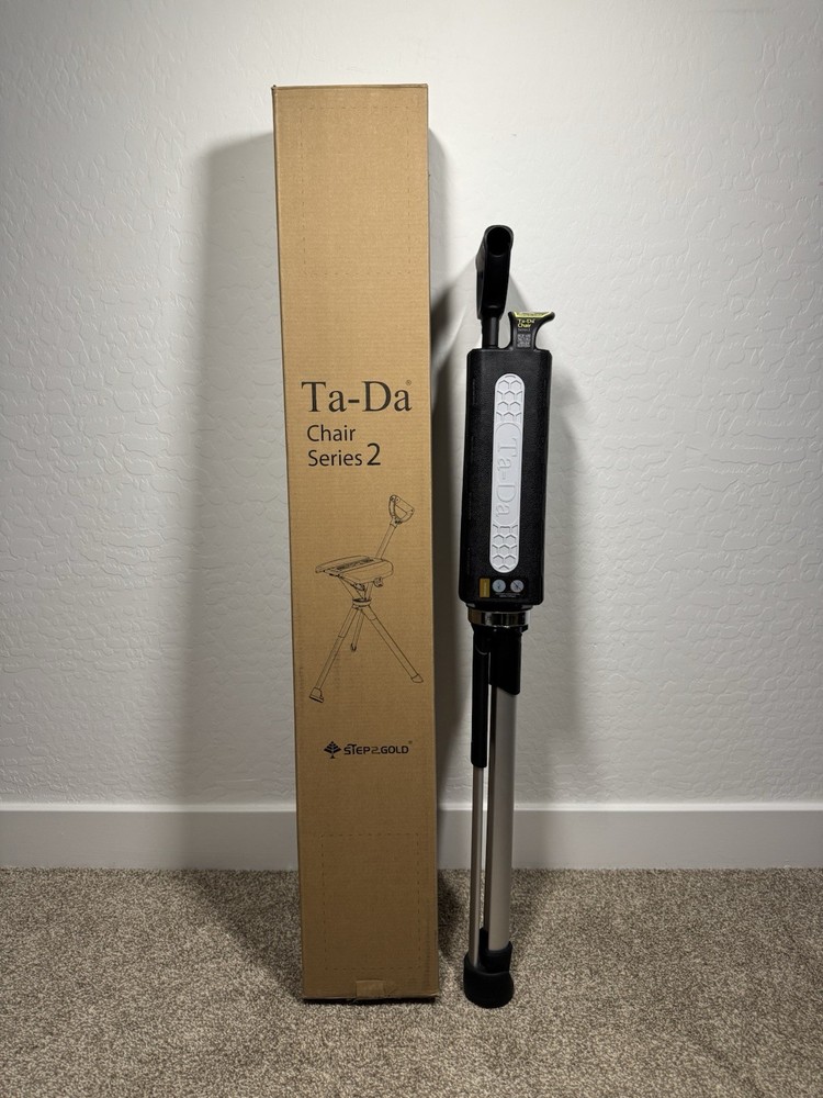 STEP2GOLD Ta-Da Chair Series 2 Portable Trekking Hiking Pole – 32.3″ Black