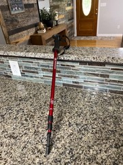 1 Swissgear 135cm Adjustable Walking Stick Pole Anti-shock And Ergonimic Handle