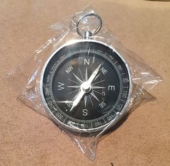 Pocket Size Working Metal Compass