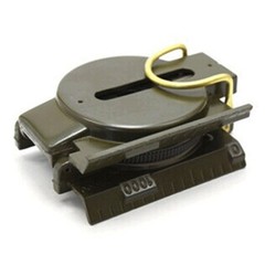 Professional Metal Lensatic Compass Military Style Aluminum Housing Floating Lum