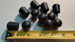 ROD TIPS 9 PIECES Foosball Rod End Cap Safety Rubber End Caps fits 5/8 rod