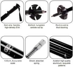 AUTOPkio Walking Poles Trekking Poles, Nordic Walking Poles Adjustable Aluminium…
