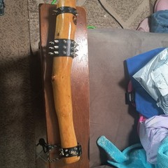 Solid red cedar hand made war club/ Fantasy/ LARP/ Cosplay.