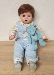 Artist Doll Vinyl Doll Doll NJSF Limited 40cm Sitting Collector HTF Vintage
