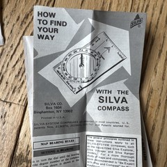 SILVA TYPE 17 BASEPLATE NAVIGATION COMPASS MADE IN SWEDEN RARE EXCELLENT COND