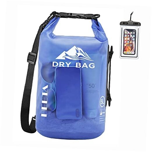 Dry Bag Waterproof for Women Men, 5L/10L/20L//40L Roll Top 30L Bluish Violet