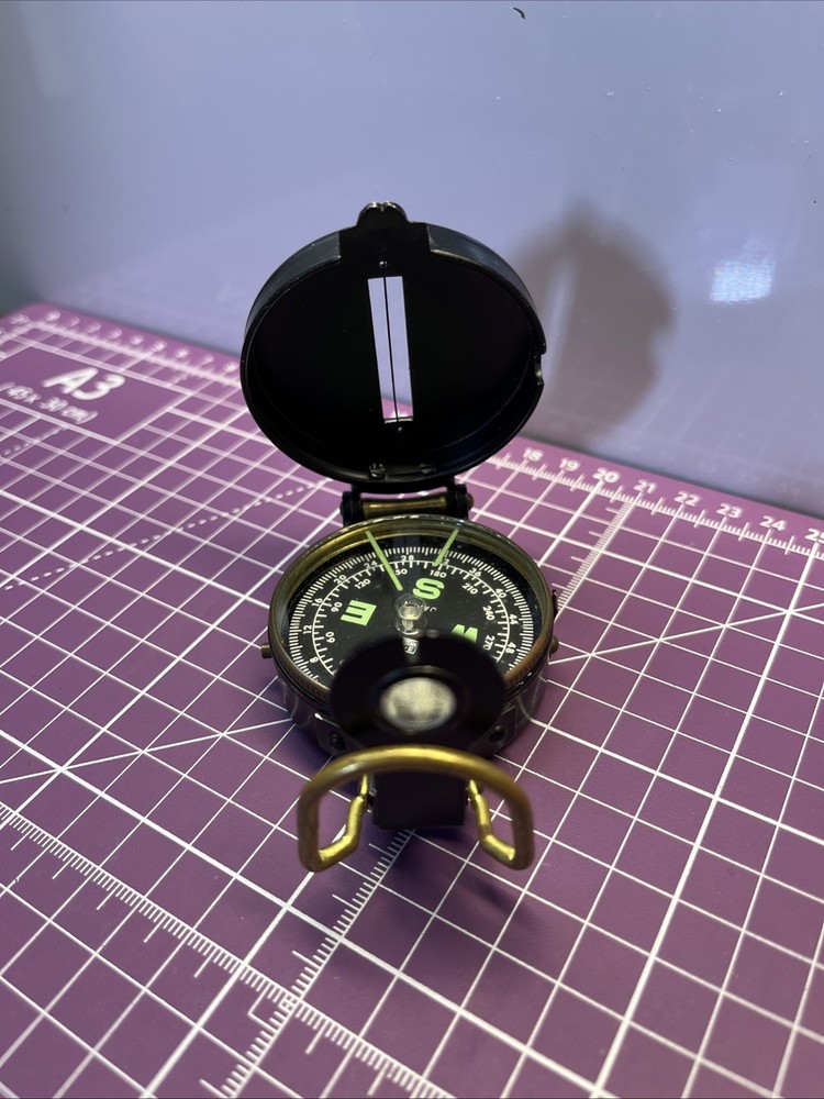 Vintage YCM LENSATIC COMPASS Made in Japan