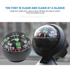 Automobile Dashboard Mount Auto Automotive Vehicle Car Boat Ball Compass Liquid