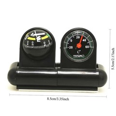 Anti Vibration Auto Dashboard Compass Fits Cross-country Travel Direction Check