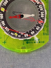 Brunton Classic Compass w/Optic Green Base. -used-