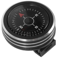Professional Black Portable Compass for Hiking and Survival Outdoor Activities