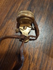 Vintage Marbles Gladstone Mich. Brass Compass WhiteFace Pin Type Estate Find