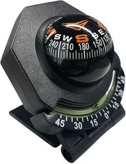 Car Compass, Car Dashboard Compass Ball with Slope Meter, Adjustable Night Visio