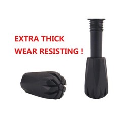 Trekking Pole Accessories Extra Thick And Wear Resisting Rubber Tips Snow Suppor