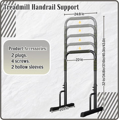 Walking Pad Handle Bar Only,Walking Pad with Handle Bar,Height-Adjustable Treadm