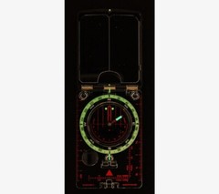 SUUNTO MC-2 NH Mirror Compass Luminescent Markings, Liquid Filled, Jewel Bearing